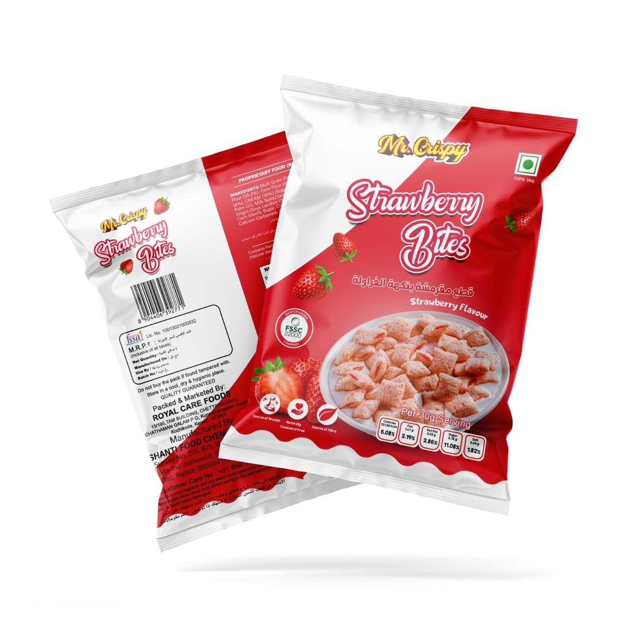 Mr.Crispy Strawberry Bites