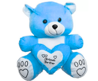 NO4 CLOTH TEDDY WITH COVER (more colors)