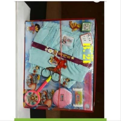 DRESS SET WITH PUFF B1