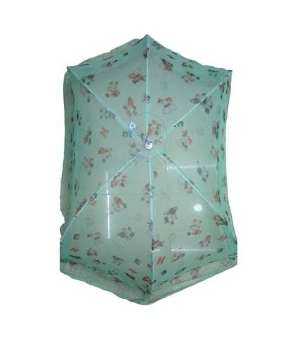 COTTON PRINTED MOSQUITO UMBRELLA 6 RIB
