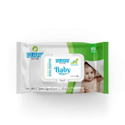 STEPS BABY WIPES 80PCS