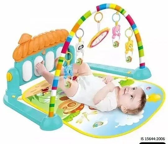 Kids Play Gym With Piano Activity Toy
